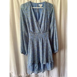 Japna | Long Sleeve Flowy Mini Dress